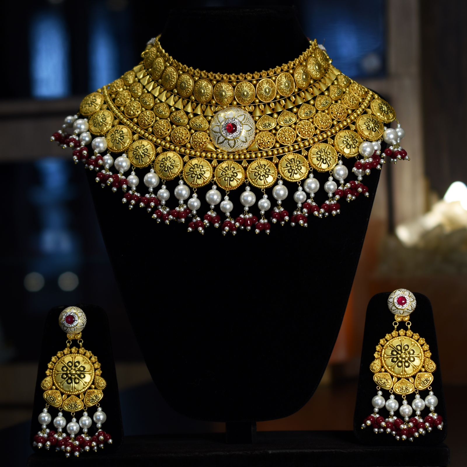 Bridal neck set shop